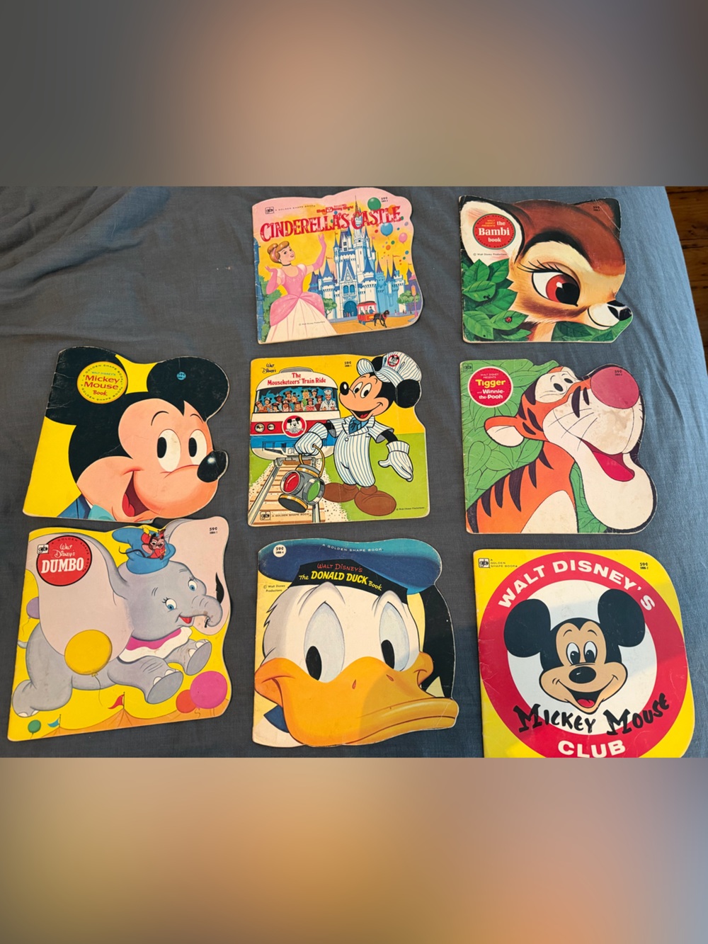 Vintage 1980 Disney Paperbacks with Vibrant Illustrations/Art.